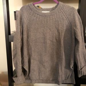 Everlane Ribbed Wool-Cashmere Crew